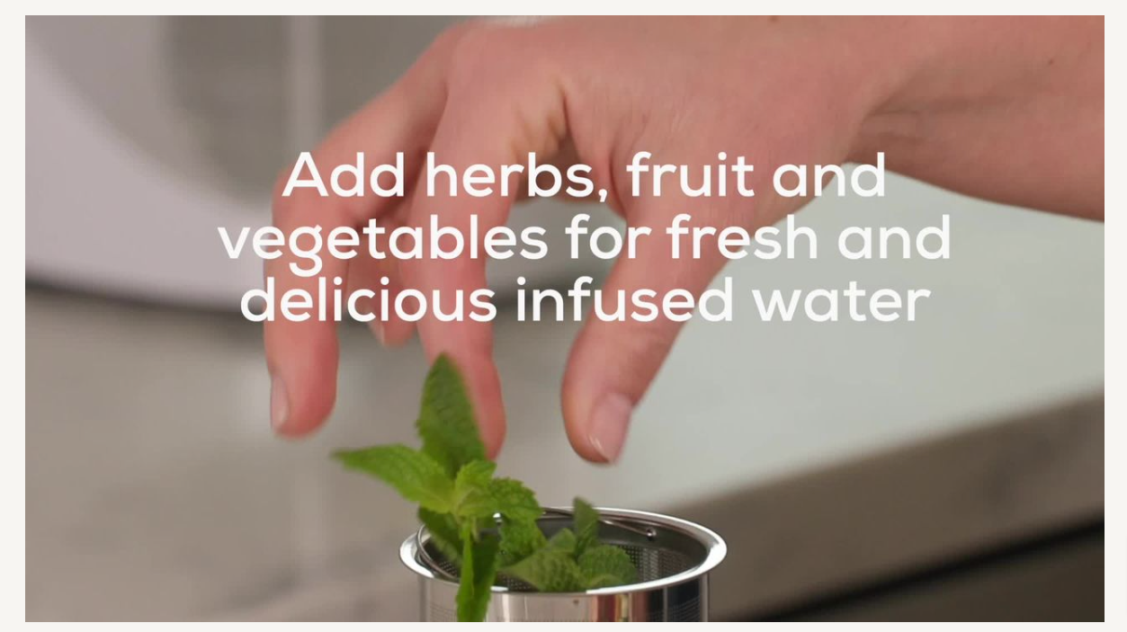 AquaTru Carafe Tru-Infuser (pitcher and lid)